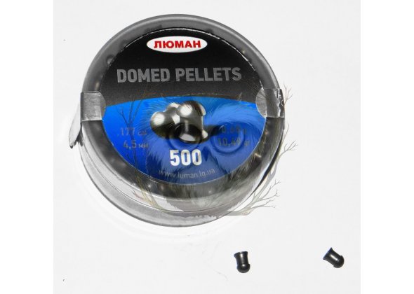Пуля 4,5 мм Люман Domed pellets, 500 шт, 0,68 гр