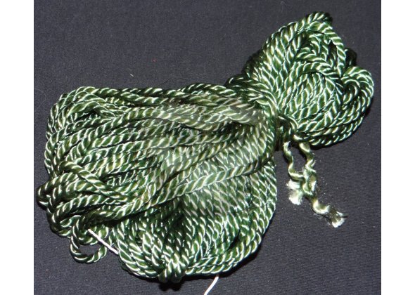 Шнур полиамидный, D=4 мм, L=30 м, зеленый