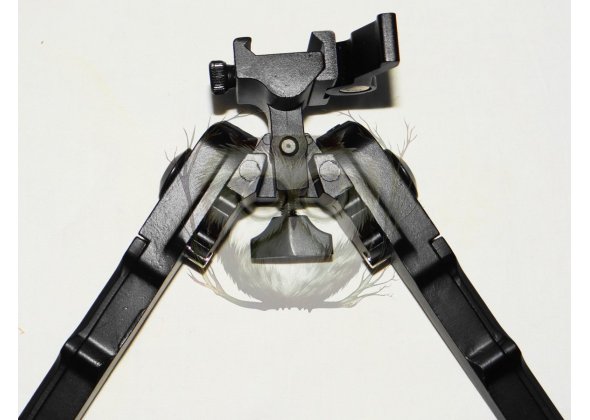 Сошки Bipod h=21-26 см, установка на Weaver, вес 300 гр, рельефные ножки, V9