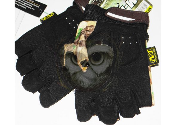 Перчатки тактические Mechanix Wear M-Pact glove, без пальцев, мультикам
