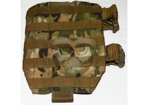 Набедренная платформа с системой Molle, 250х230 мм, мультикам