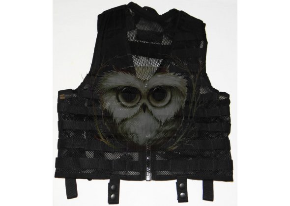 Жилет разгрузочный тактический SRW, с системой Молле, на молнии, черный