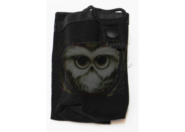 Подсумок для радиостанции, малый, 70х130х40 мм, черный,