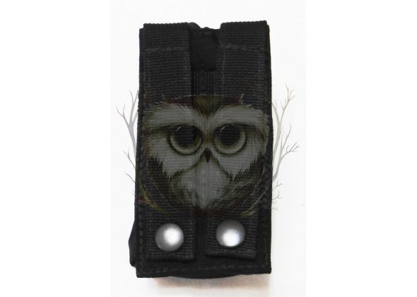 Подсумок для радиостанции, малый, 70х130х40 мм, черный,