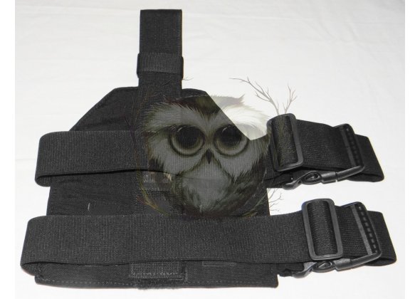 Набедренная платформа SRW, 220х230 мм, с системой Molle, черная