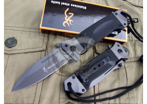 Нож Browning DA73 складной, черный