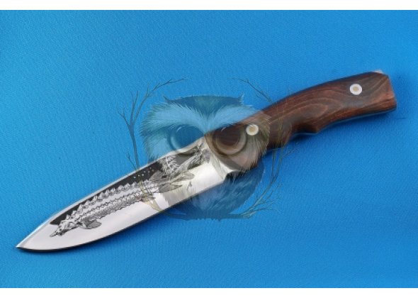 Нож Осетр 65х13 ц\м Кизляр