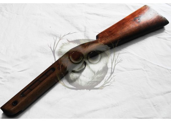 ИЖ-22. Ложе дерево, оригинал, 1962 год, со скобой и глазками