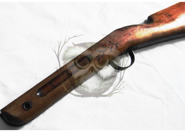 ИЖ-22. Ложе дерево, оригинал, 1962 год, со скобой и глазками