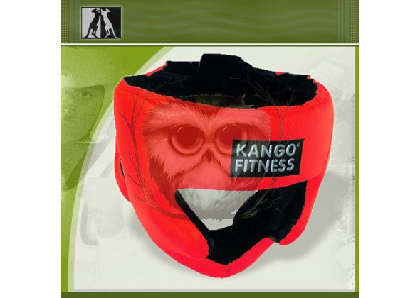 Шлем бокс красно-черный KANGO (8002) р. L