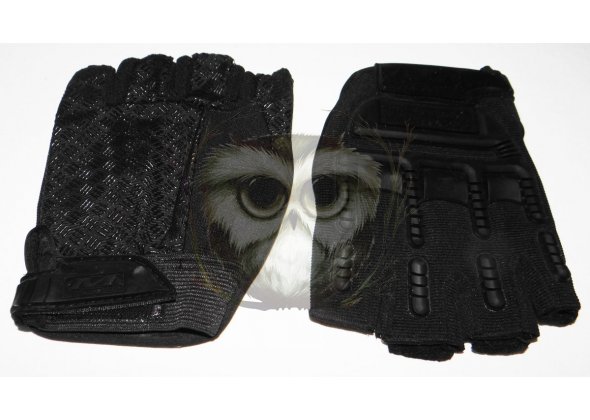 Перчатки тактические Mechanix Wear, MPACT, без пальцев, черные 