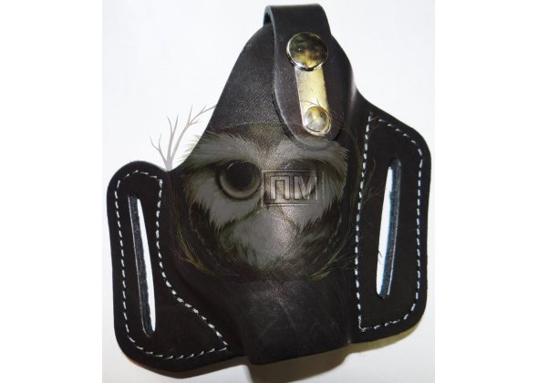 Кобура ПМ поясная наружные петли кожа Легион