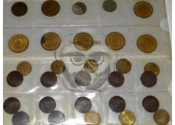 Коллекция жетонов, 279 шт