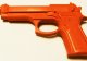 Пистолет резиновый, тренировочный, Beretta 92FS, оранжевый