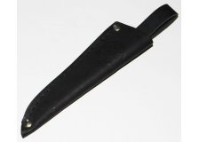 Чехол для ножа 180х30мм с б/застежки, кожа, черный