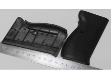 Walther P38. Накладка рукоятки правая, пластик, коричневая