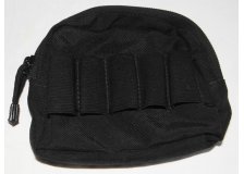 Подсумок 120х120х30 мм, с патронташем 12/16 кал, черный