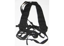 Лямки плечевые для боевого пояса, ширина 90 мм, цвет черный