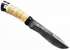Нож SN-2 дамаск береста Златоуст