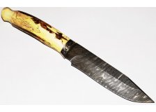 Нож Буран рог дамаск Данилов