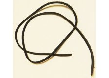Шнурок кожаный прямоугольный 4х3 мм коричневый, 100 см
